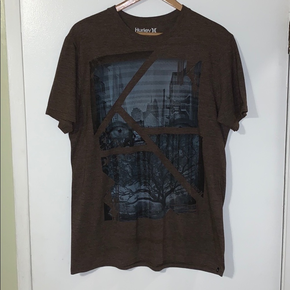 Hurley T-shirt (brown/blue)